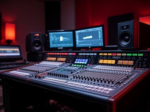 Sound mixing board