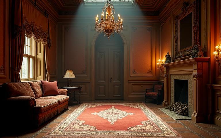 Detailed interior set built on soundstage