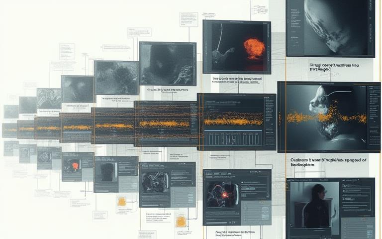 VFX breakdown showing layers of a composite shot